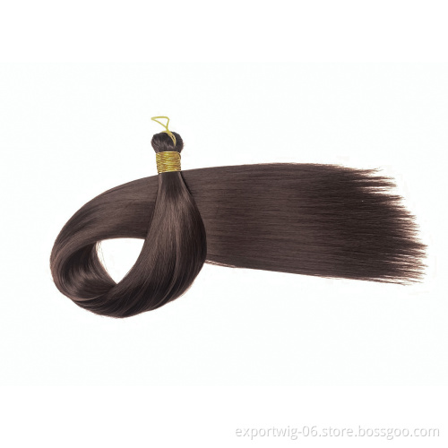 Wholesale Synthetic  Extension  Braiding Hair Straight Hair Bundle Crochet Synthetic Braiding Hair Pre Stretch Wholesale Crochet